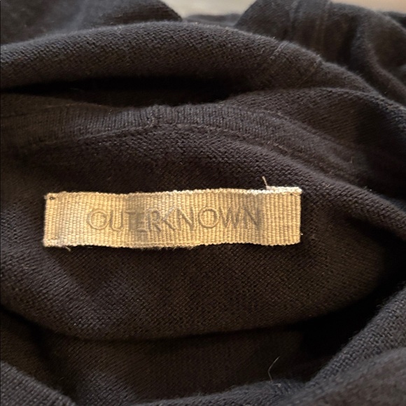 OUTERKNOWN NOSTALGIC HOODIE BLACK RAINBOW XL - Picture 5 of 5